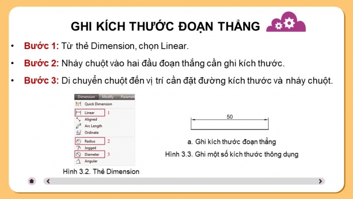 Giáo án điện tử chuyên đề Thiết kế và Công nghệ 10 cánh diều Bài 3: Gạch mặt cắt, ghi kích thước và viết chữ cho bản vẽ