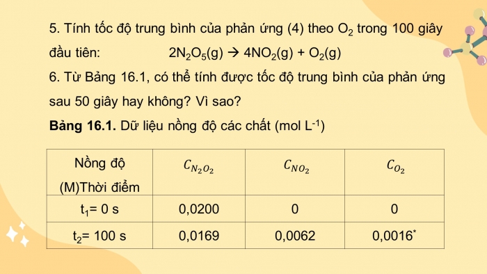 Giáo án điện tử hóa học 10 cánh diều bài 16: Tốc độ phản ứng hóa học