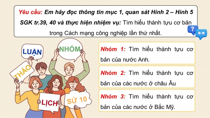 Giáo án điện tử Lịch sử 10 kết nối Bài 6: Các cuộc cách mạng công nghiệp thời cận đại