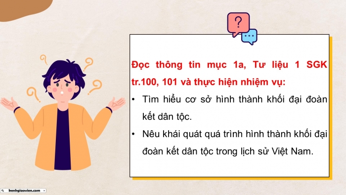 Giáo án điện tử Lịch sử 10 cánh diều Bài 15: Khối đại đoàn kết dân tộc trong lịch sử Việt Nam
