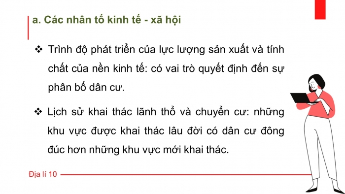 Giáo án điện tử địa lí 10 chân trời bài 21:Phân bố dân cư và đô thị hóa