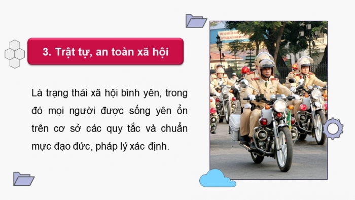 Giáo án điện tử Quốc phòng an ninh 10 cánh diều Bài 5: Bảo vệ an ninh quốc gia và bảo đảm trật tự, an toàn xã hội