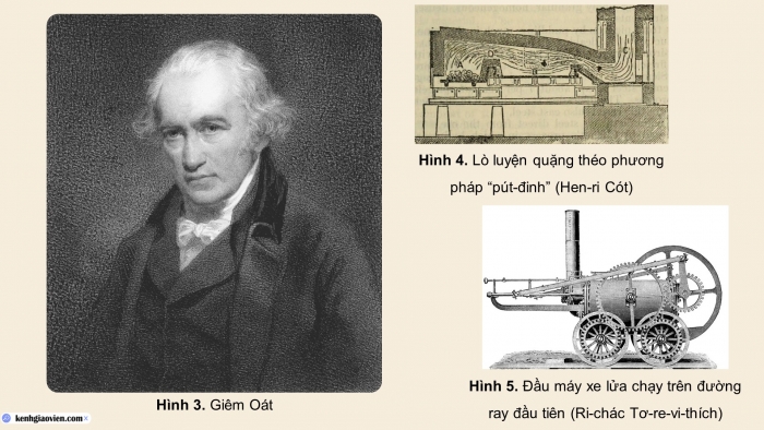 Giáo án điện tử Lịch sử 10 kết nối Bài 6: Các cuộc cách mạng công nghiệp thời cận đại