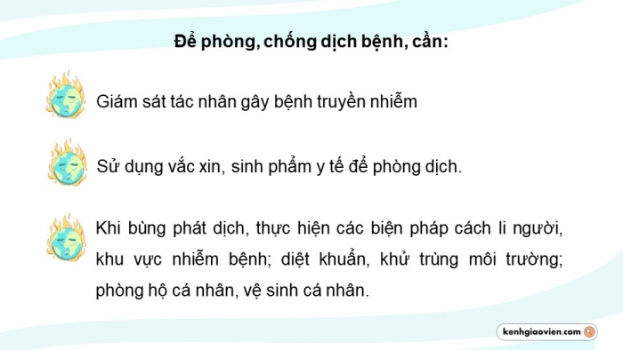 Giáo án điện tử Quốc phòng an ninh 10 kết nối Bài 7: Thường thức phòng tránh một số loại bom, mìn, đạn, vũ khí hoá học, vũ khí sinh học, vũ khí công nghệ cao, thiên tai, dịch bệnh và cháy nổ (P2)