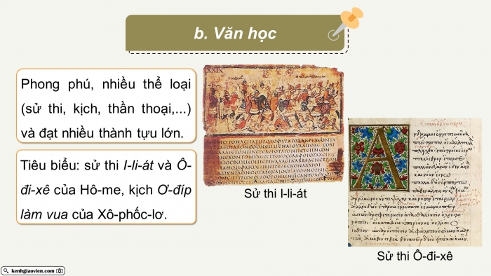 Giáo án điện tử Lịch sử 10 cánh diều Bài 5: Một số nền văn minh phương Tây thời cổ – trung đại (P1)