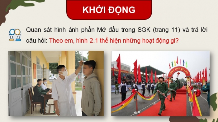 Giáo án điện tử Quốc phòng an ninh 11 kết nối Bài 2: Luật Nghĩa vụ quân sự và trách nhiệm của học sinh