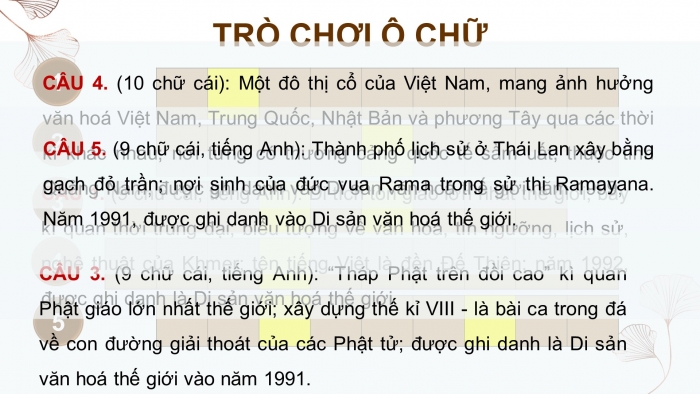 Giáo án điện tử Lịch sử 10 cánh diều Thực hành Chủ đề 5