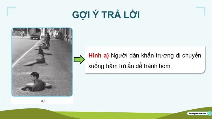 Giáo án điện tử Quốc phòng an ninh 11 cánh diều Bài 5: Kiến thức phổ thông về phòng không nhân dân