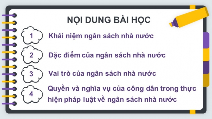 Giáo án điện tử kinh tế và pháp luật 10 chân trời bài 6: Ngân sách nhà nước và thực hiện pháp luật về ngân sách