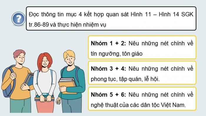 Giáo án điện tử Lịch sử 10 cánh diều Bài 14: Các dân tộc trên đất nước Việt Nam (P2)