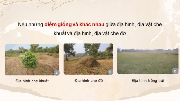 Giáo án điện tử Quốc phòng an ninh 11 kết nối Bài 8: Lợi dụng địa hình, địa vật