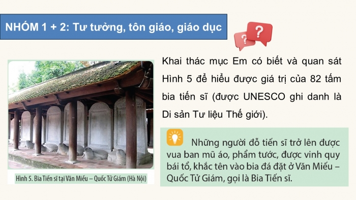 Giáo án điện tử Lịch sử 10 cánh diều Bài 13: Một số thành tựu của văn minh Đại Việt (P2)