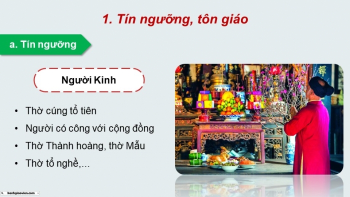 Giáo án điện tử Lịch sử 10 cánh diều Bài 14: Các dân tộc trên đất nước Việt Nam (P2)