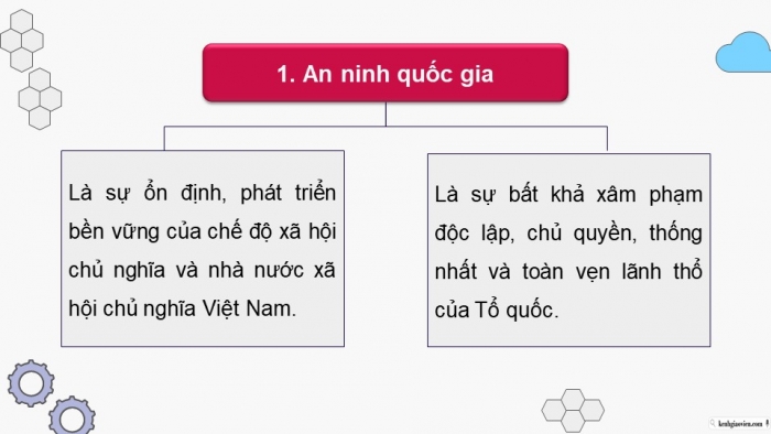 Giáo án điện tử Quốc phòng an ninh 10 cánh diều Bài 5: Bảo vệ an ninh quốc gia và bảo đảm trật tự, an toàn xã hội