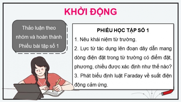 Giáo án điện tử Vật lí 12 chân trời Bài Ôn tập chương 3