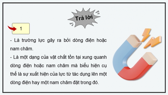 Giáo án điện tử Vật lí 12 chân trời Bài Ôn tập chương 3