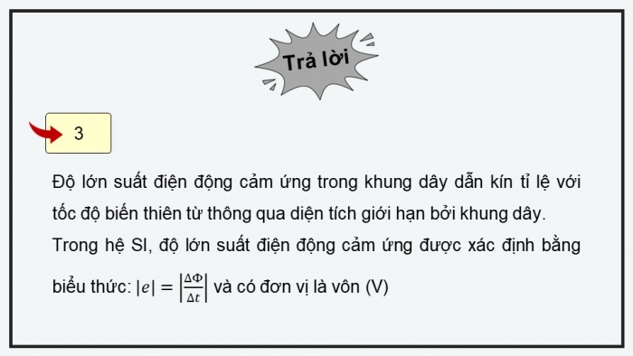 Giáo án điện tử Vật lí 12 chân trời Bài Ôn tập chương 3