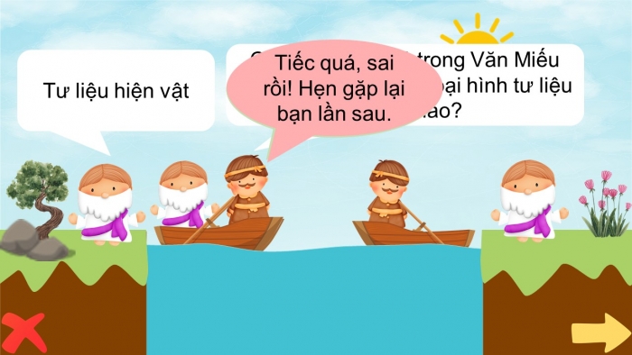 Trò chơi khởi động Lịch sử 6 chân trời sáng tạo