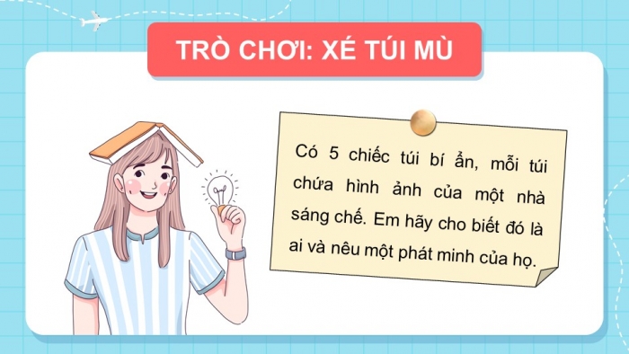 Trò chơi khởi động Công nghệ 6 cánh diều Bài 12: Đèn điện