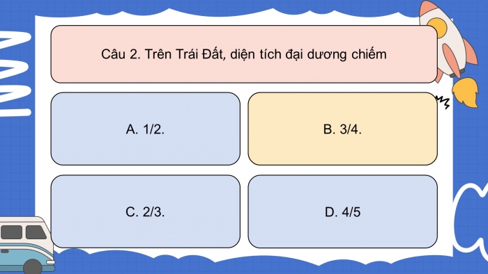 Trò chơi khởi động Địa lí 6 chân trời Bài 16: Thuỷ quyền. Vòng tuần hoàn nước. Nước ngầm, băng hà