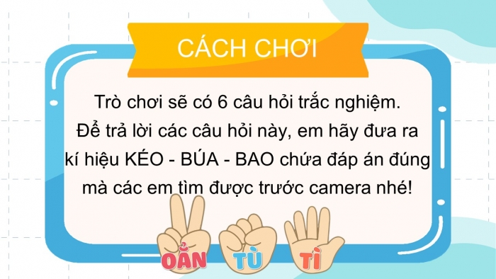 Trò chơi khởi động Lịch sử 6 chân trời Bài 3: Nguồn gốc loài người