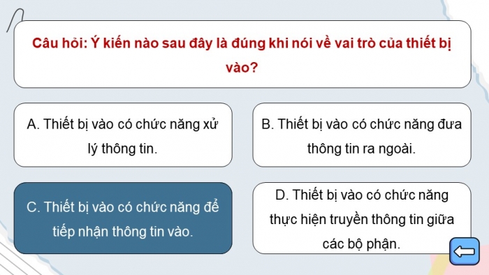 Trò chơi khởi động Tin học 7 kết nối tri thức