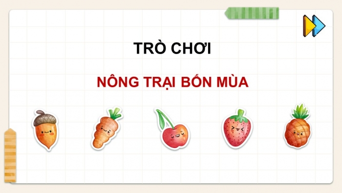 Trò chơi khởi động Tin học 7 kết nối Bài 12: Định dạng đối tượng trên trang chiếu