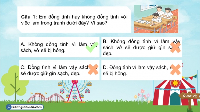 Trò chơi khởi động Đạo đức 2 kết nối Bài 7: Bảo quản đồ dùng cá nhân