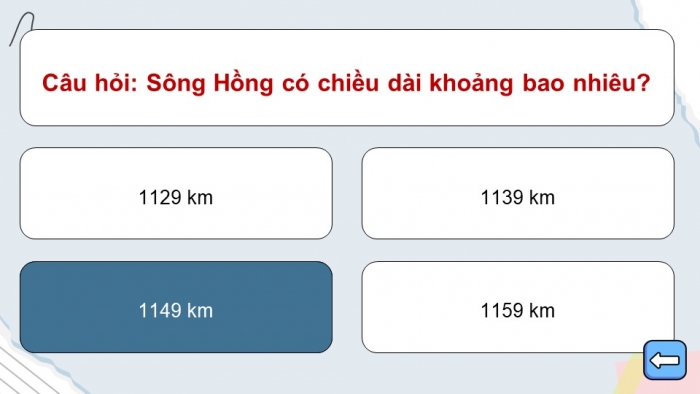 Trò chơi khởi động Lịch sử Địa lí 4 kết nối Bài 11: Sông Hồng và văn minh sông Hồng
