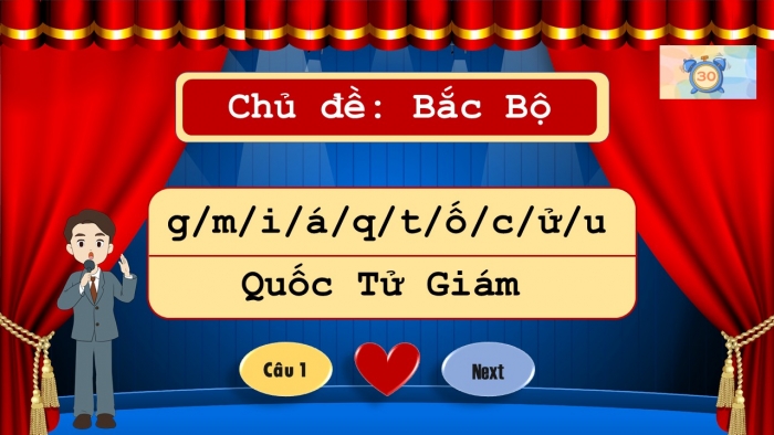 Trò chơi khởi động Lịch sử Địa lí 4 kết nối Bài 14: Ôn tập