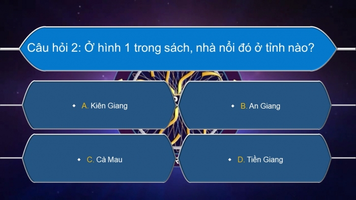 Trò chơi khởi động Lịch sử Địa lí 4 kết nối Bài 26: Một số nét văn hoá và truyền thống yêu nước, cách mạng của đồng bào Nam Bộ