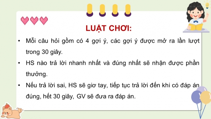 Trò chơi khởi động Công nghệ 6 kết nối Bài 10: Khái quát về đồ dùng điện trong gia đình