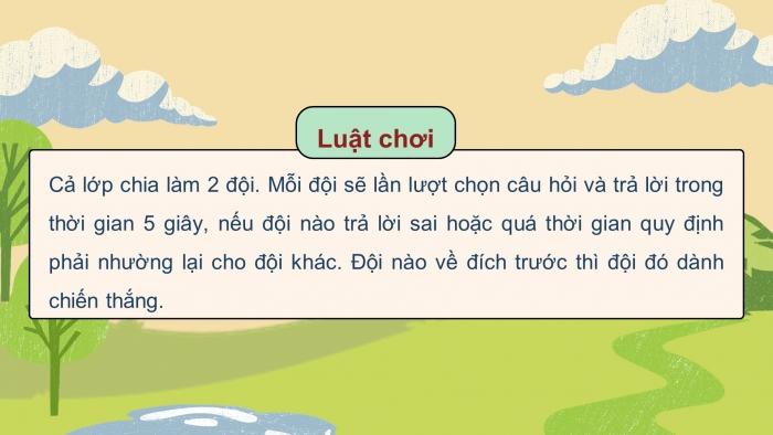 Trò chơi khởi động Địa lí 6 kết nối Bài 2: Bản đồ. Một số lưới kinh, vĩ tuyến. Phương hướng trên bản đồ
