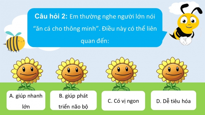 Trò chơi khởi động Công nghệ 6 cánh diều Bài 5: Thực phẩm và giá trị dinh dưỡng