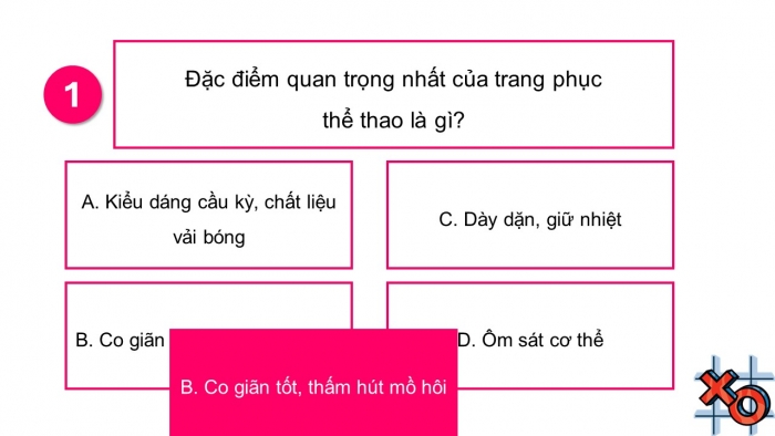 Trò chơi khởi động Công nghệ 6 cánh diều Bài 10: Lựa chọn và sử dụng trang phục