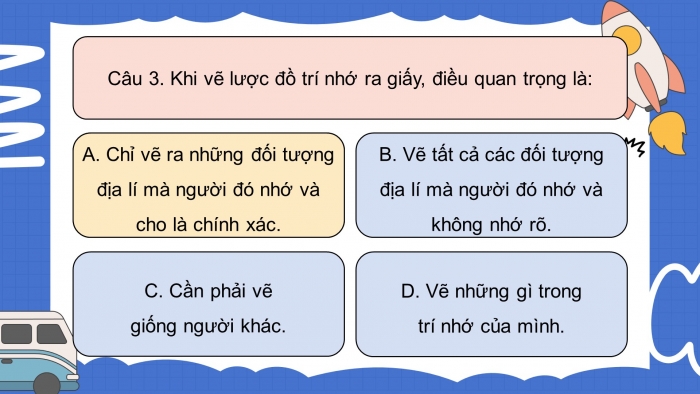 Trò chơi khởi động Địa lí 6 cánh diều