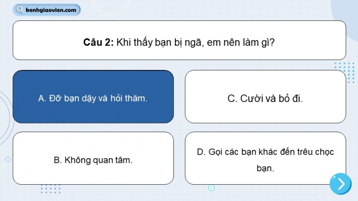 Trò chơi khởi động Đạo đức 2 kết nối Bài 4: Yêu quý bạn bè