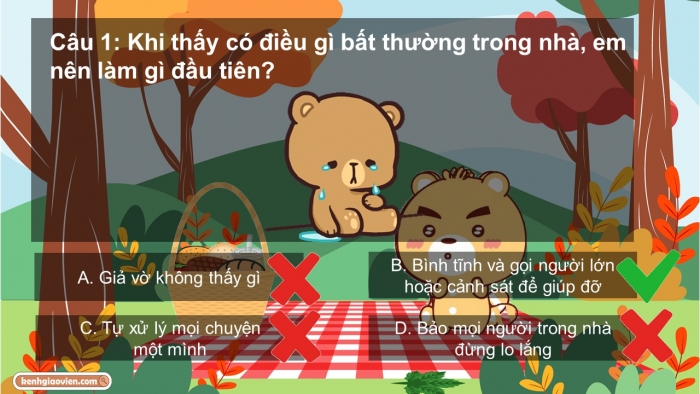 Trò chơi khởi động Đạo đức 2 kết nối Bài 11: Tìm kiếm sự hỗ trợ khi ở nhà