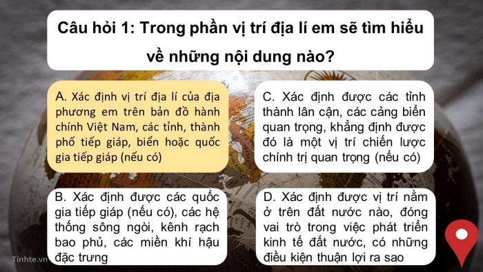 Trò chơi khởi động Lịch sử và Địa lí 4 kết nối tri thức