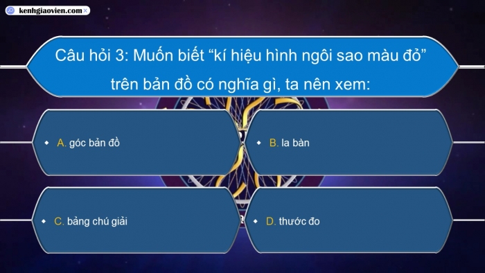 Trò chơi khởi động Địa lí 6 kết nối Bài 4: Kí hiệu và bảng chú giải bản đồ. Tìm đường đi trên bản đồ