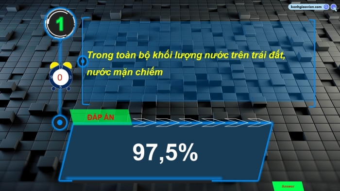 Trò chơi khởi động Địa lí 6 kết nối Bài 21: Biển và đại dương