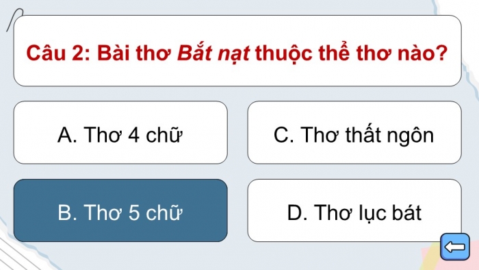 Trò chơi khởi động Ngữ văn 6 kết nối Bài 1: Bắt nạt