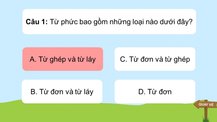 Trò chơi khởi động Ngữ văn 6 kết nối Bài 6: Nghĩa của từ ngữ, Từ ghép và từ láy, Cụm từ, Biện pháp tu từ