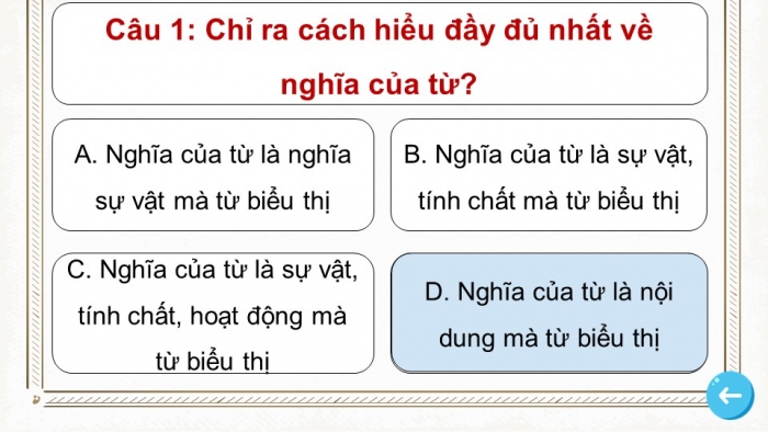 Trò chơi khởi động Ngữ văn 6 kết nối Bài 6: Dấu câu, Nghĩa của từ ngữ, Biện pháp tu từ