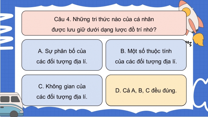 Trò chơi khởi động Địa lí 6 cánh diều
