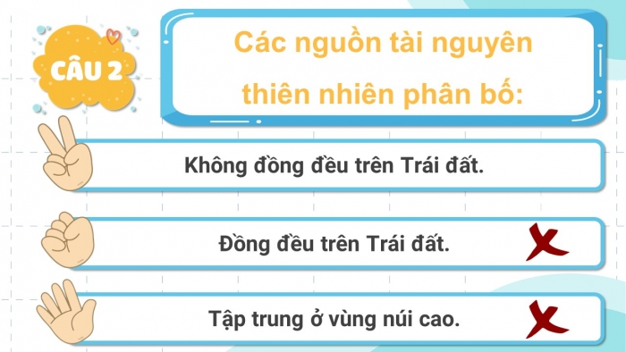 Trò chơi khởi động Địa lí 6 cánh diều Bài 25: Con người và thiên nhiên