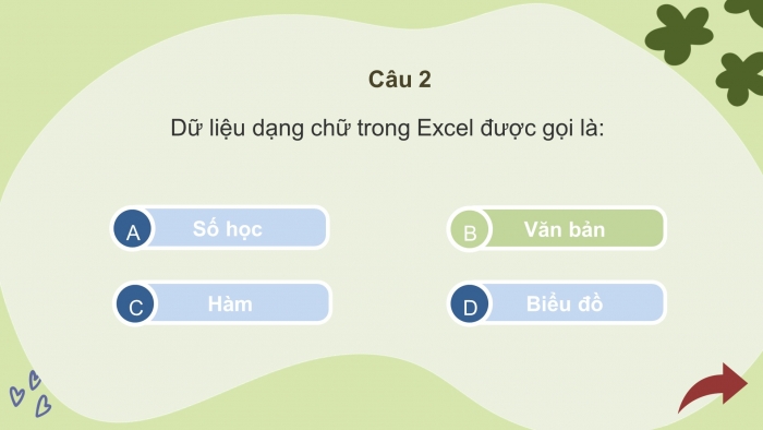 Trò chơi khởi động Tin học 7 kết nối Bài 9: Trình bày bảng tính