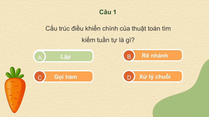 Trò chơi khởi động Tin học 7 kết nối Bài 15: Thuật toán tìm kiếm nhị phân