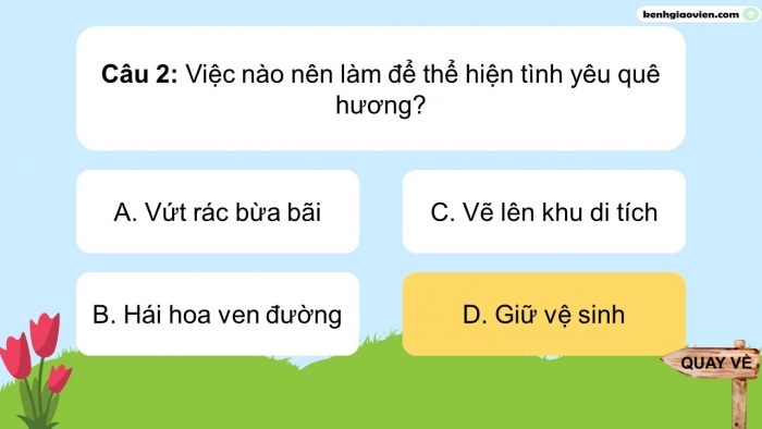 Trò chơi khởi động Đạo đức 2 kết nối tri thức