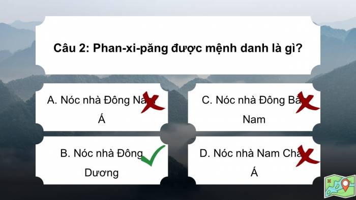 Trò chơi khởi động Lịch sử Địa lí 4 kết nối Bài 4: Thiên nhiên vùng Trung du và miền núi Bắc Bộ